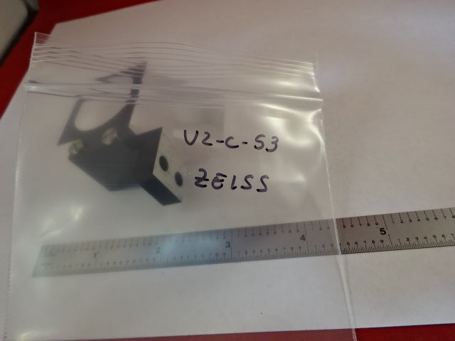 MICROSCOPE PART ZEISS GERMANY AXIOTRON PRISM HEAD OPTICS AS IS #U2-C-53