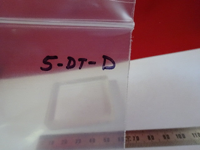 SLAB POLISHED SYNTHETIC QUARTZ SINGLE CRYSTAL HIGH PRESSURE SEED INSIDE &5-DT-D