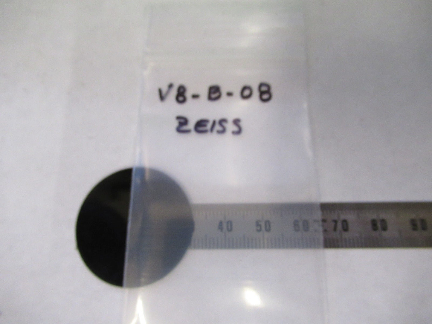 ZEISS GERMANY GLASS DARK FILTER ND MICROSCOPE PART AS PICTURED V8-B-08