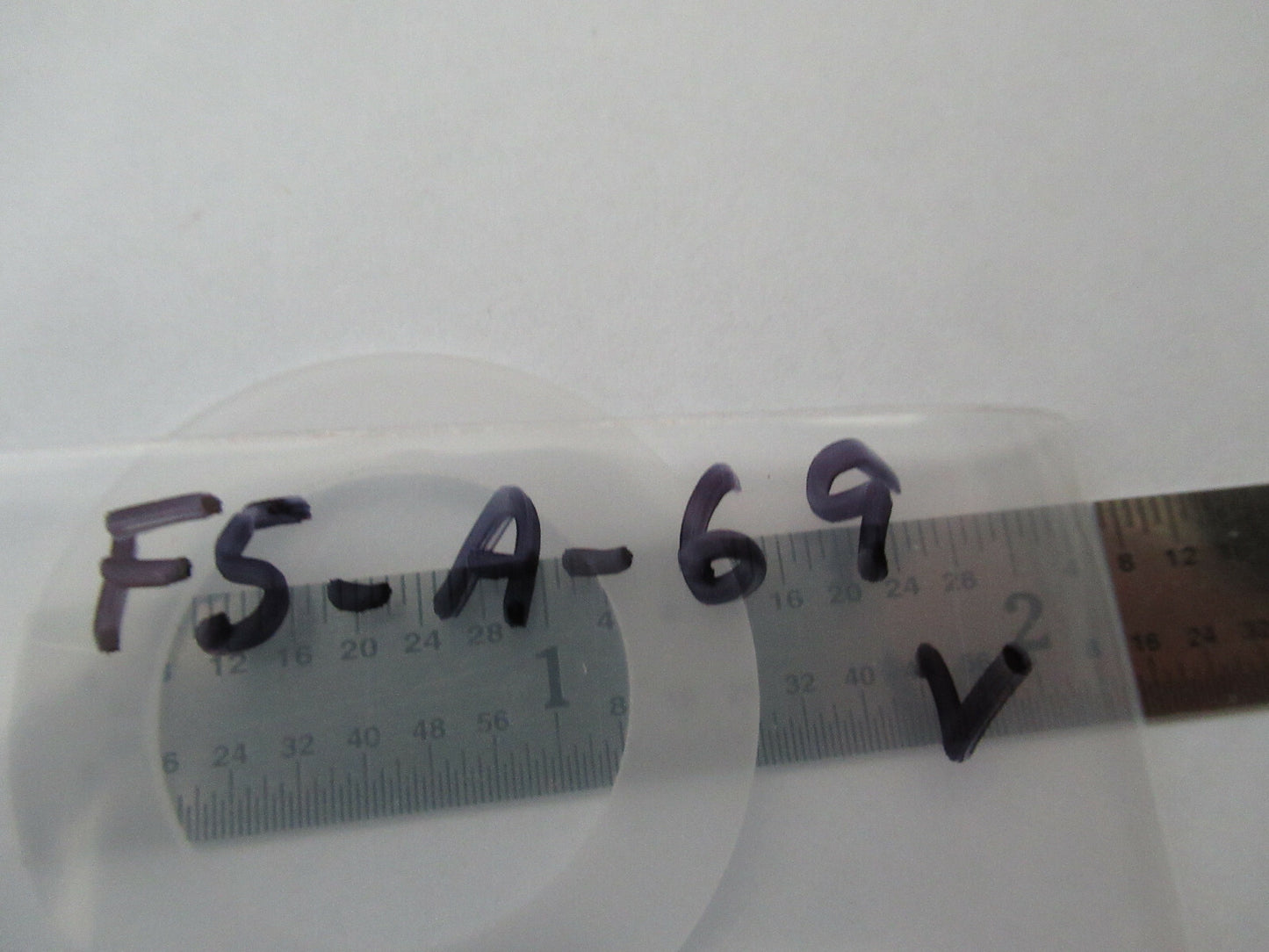 BLANK PIEZOELECTRIC QUARTZ CRYSTAL X-CUT UNPLATED PIEZO SENSOR AS PIC #F5-A-69