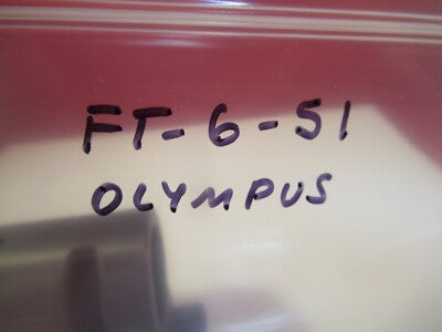 LENS ASSEMBLY OLYMPUS JAPAN PHOTO MICROSCOPE PART OPTICS AS PICTURED &FT-6-51