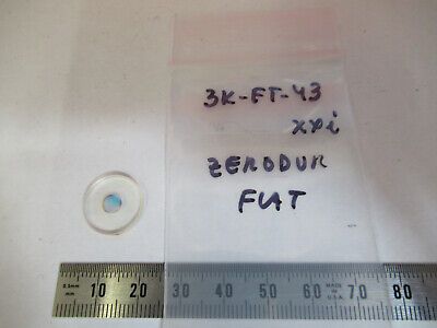 OPTICAL FLAT ZERODUR MINI LENS COATED OPTICS AS PICTURED &3K-FT-43