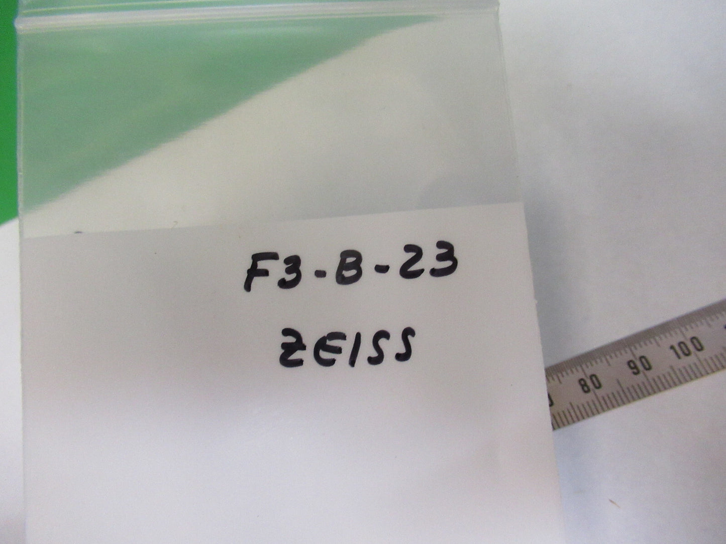 CARL ZEISS GERMANY CONDENSER + IRIS OPTICS MICROSCOPE PART AS PICTURED F3-B-23