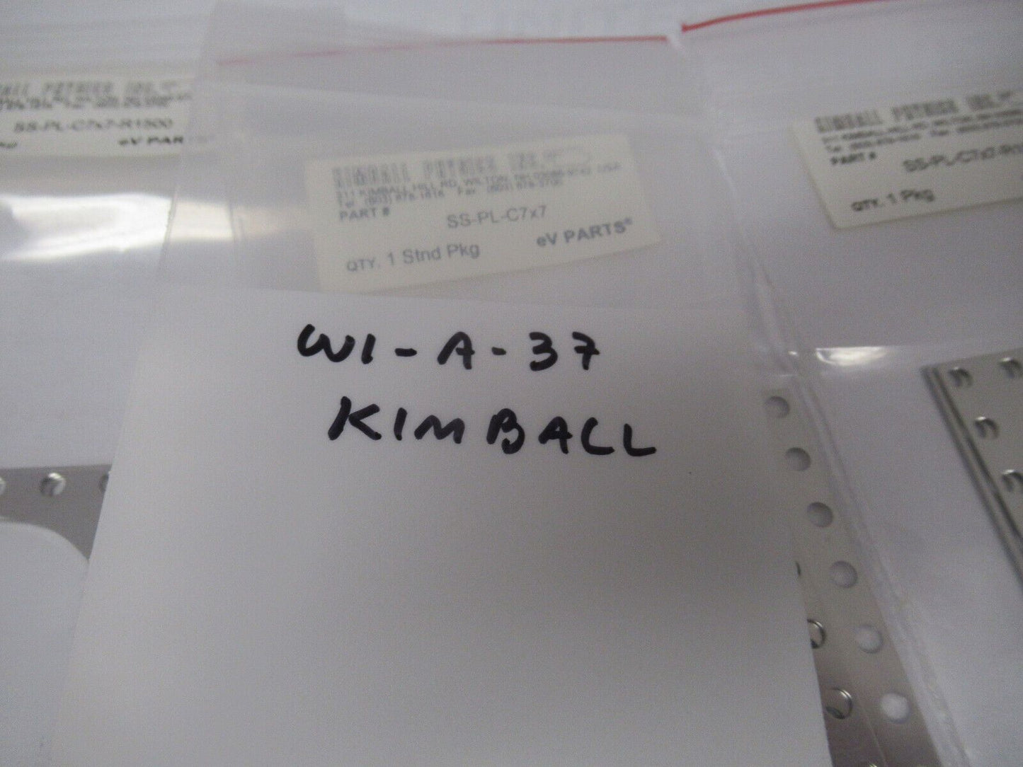 KIMBALL PHYSICS eV LOT PARTS HIGH VACUUM RATED AS PICTURED #W1-A-37