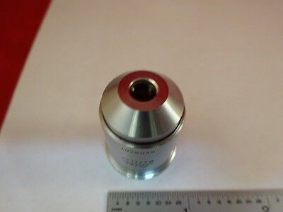 MICROSCOPE PART OBJECTIVE LEITZ WETZLAR GERMANY 10X 170/ OPTICS AS IS #P6-C-14