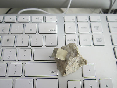 Pyrite Cubic Crystal Mineral Chemical Iron Sulphide Crystal Collectable