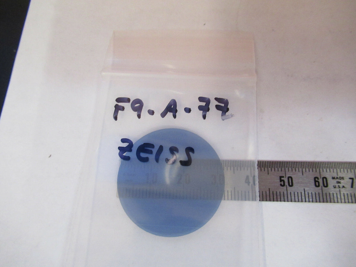 Carl Zeiss AG Jena Blue Glass Filter Optics Microscope Part