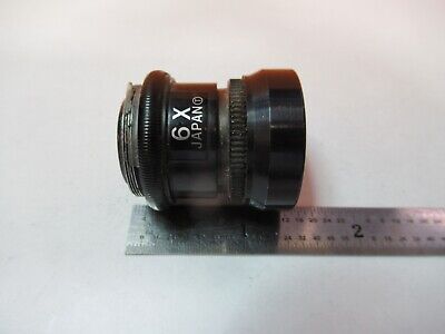 VINTAGE EYEPIECE JAPAN 6X LENS MICROSCOPE PART AS PICTURED &7B-B-145