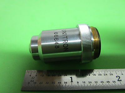 MICROSCOPE OPTICS PART UNITRON JAPAN OBJECTIVE 40X BIN#4T