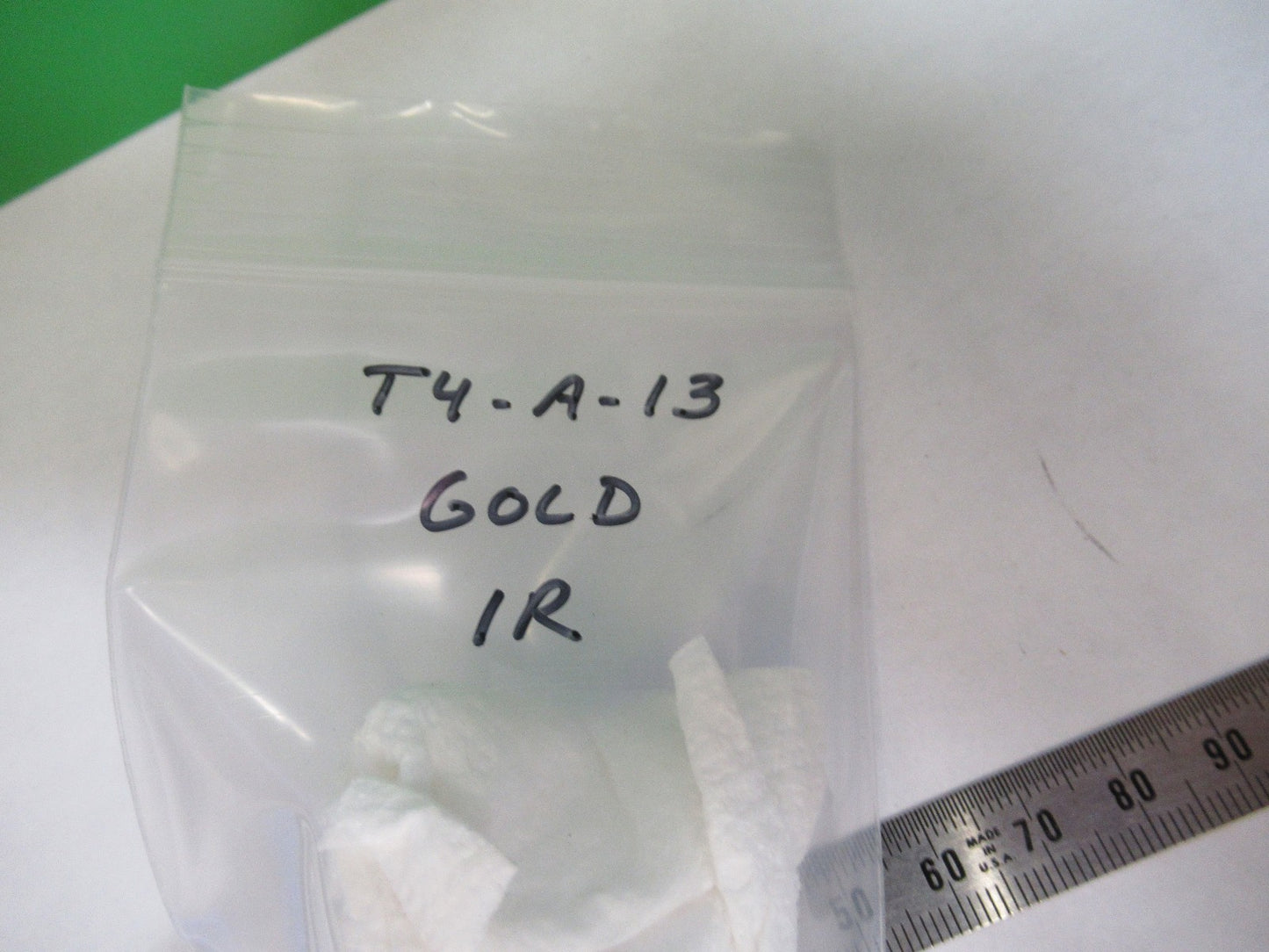 OPTICAL GOLD COATED MIRROR PARABOLIC INFRARED LASER OPTICS AS PICTURED T4-A-13