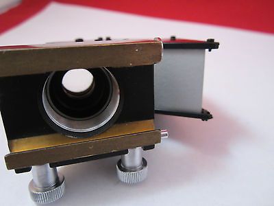 MICROSCOPE OPTICAL PART REICHERT AUSTRIA + OBJECTIVE ITALY OPTICS BIN#PMEL