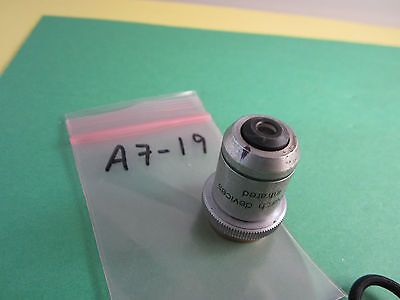 MICROSCOPE OPTICS INFRARED RESEARCH DEVICES 10x OBJECTIVE BIN#A7-19