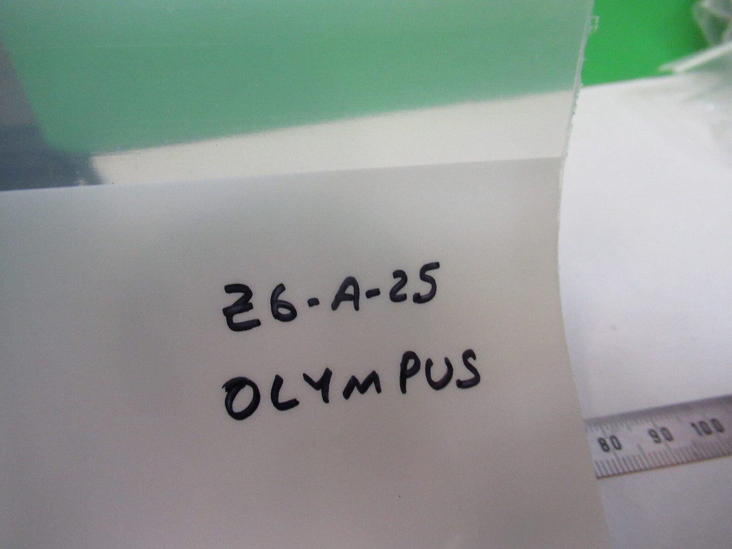 OLYMPUS JAPAN CONDENSER + IRIS OPTICS MICROSCOPE PART AS PICTURED Z6-A-25