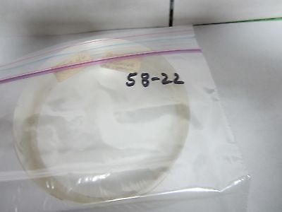 OPTICAL GLASS PLANO CONCAVE OPTICS ?? AS IS BIN#58-22