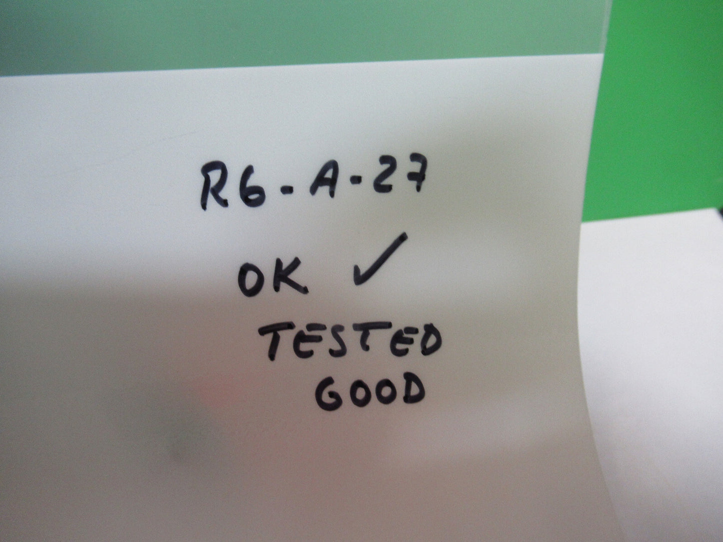 OPTICAL CAMERA for MICROSCOPE INSPECTION OPTICS TESTED OK AS PICTURED &R6-A-27