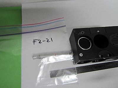 MICROSCOPE PART LEICA REICHERT POLYVAR INSERT DIC FILTER OPTICS BIN#F2-21
