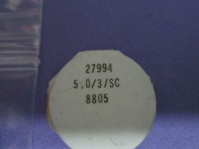 VINTAGE BENDIX FLATPACK CERAMIC QUARTZ RESONATOR 5 MHz SC cut UNTESTED BIN#11