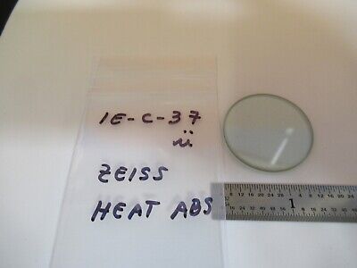 ZEISS GERMANY HEAT ABSORBING FILTER OPTICS MICROSCOPE PART AS PICTURED &1E-C-37