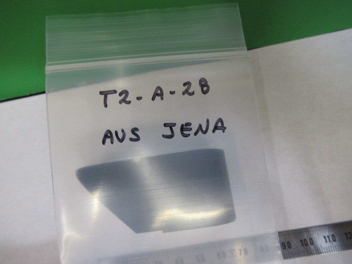 AUS JENA GERMANY HEAD GLASS PRISM OPTICS MICROSCOPE PART AS PICTURED T2-A-28