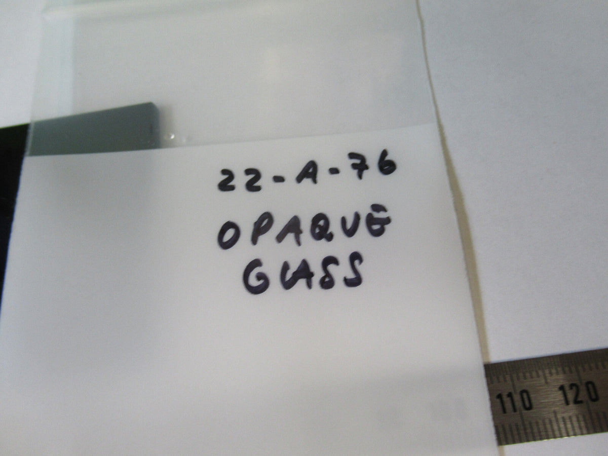 Optical Square Opaque Glass Blank or very dark Optics