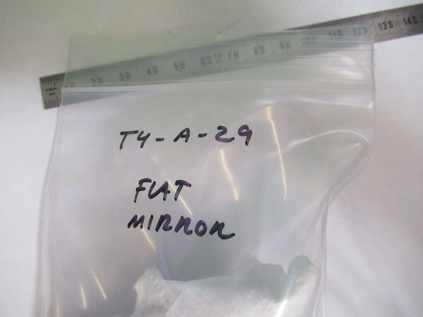OLYMPUS JAPAN MOUNTED GLASS FLAT MIRROR MICROSCOPE PART AS PICTURED T4-A-29
