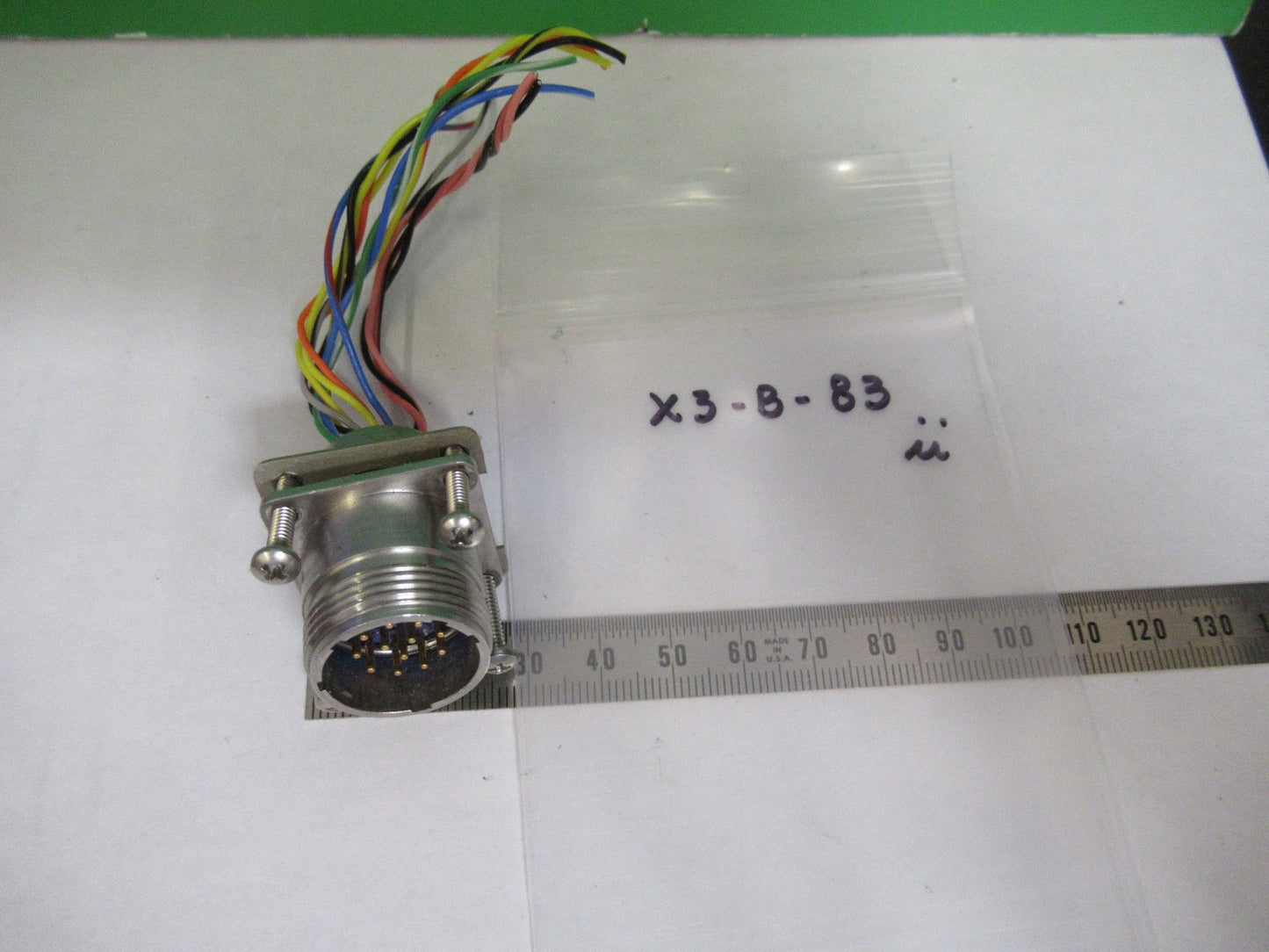 GE CONNECTOR HI REL 70000Y-12-12PN-045 ENGINE HISTORY RECORDER MIL SPEC X3-B-83