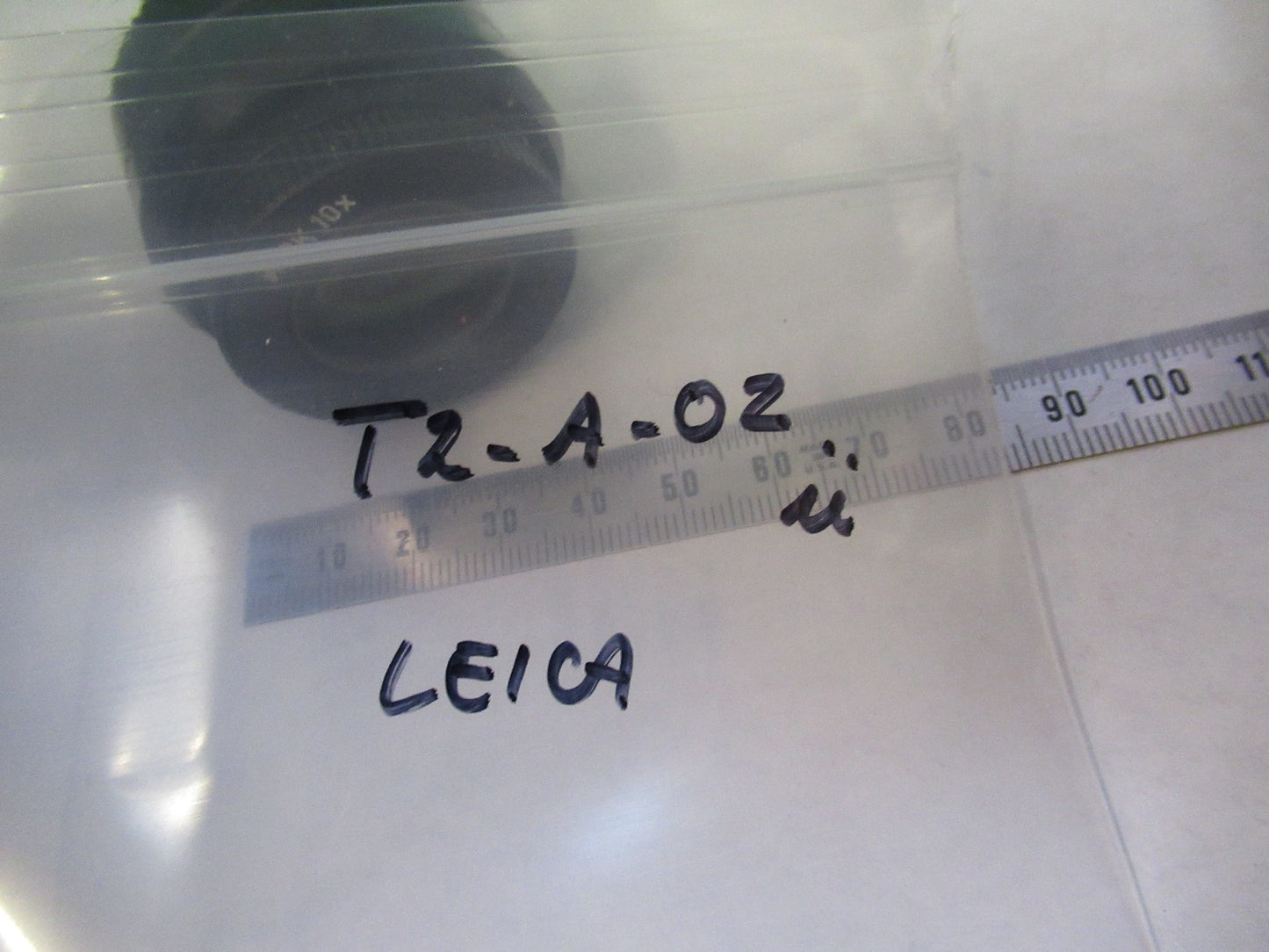 LEICA GERMANY WPK 10X LENS EYEPIECE OPTICS MICROSCOPE PART AS PICTURED T2-A-02