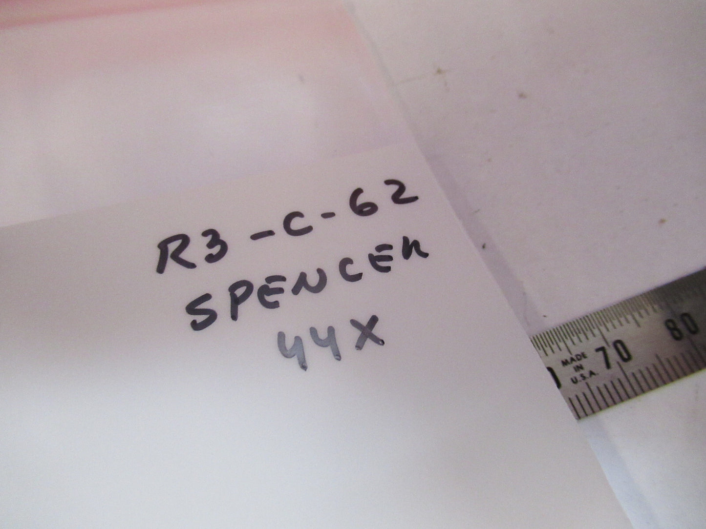 ANTIQUE SPENCER 44X OBJECTIVE MICROSCOPE PART AS PICTURED #R3-C-62
