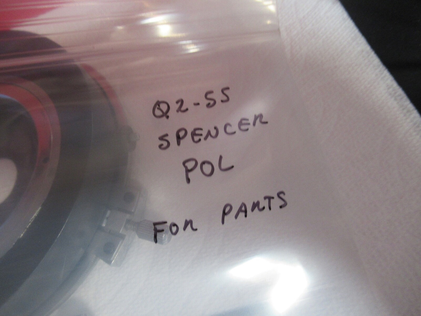 SPENCER ANTIQUE FOR PARTS STAGE TABLE POL MICROSCOPE PART AS PICTURED Q2-55