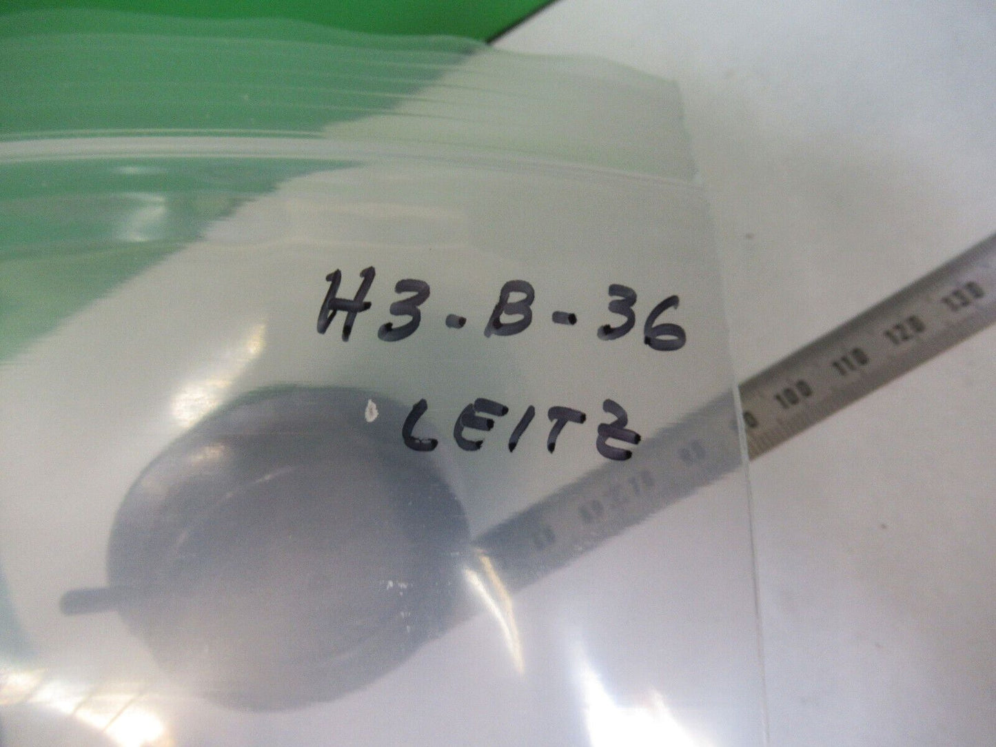 LEITZ GERMANY ANTIQUE CONDENSER + IRIS MICROSCOPE PART AS PICTURED H3-B-36