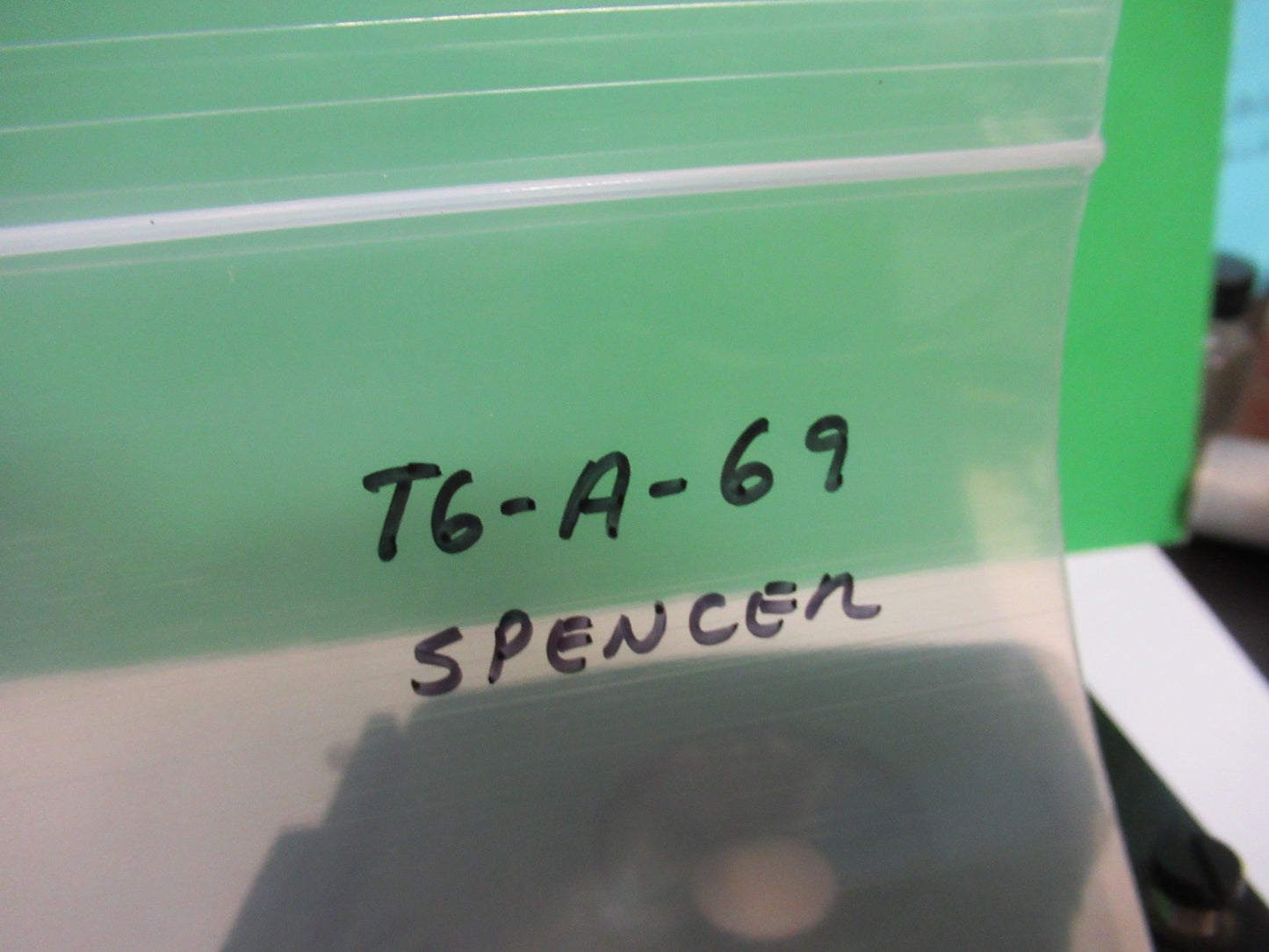 SPENCER AO XY STAGE TABLE CLIPS ANTIQUE MICROSCOPE PART as pic T6-A-69