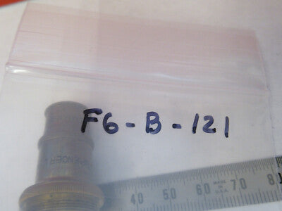 ANTIKES MESSING SPENCER OBJEKTIV 44X LINSE MIKROSKOPTEIL WIE ABGEBILDET &F6-B-121