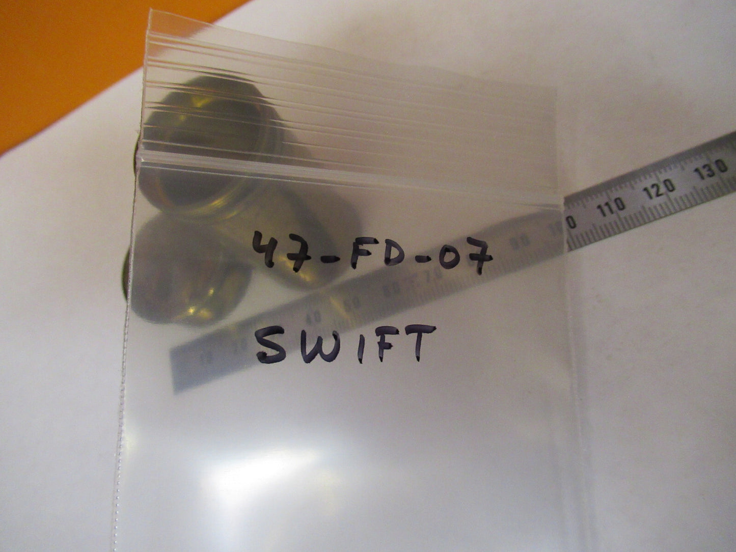 ANTIQUE EMPTY BRASS SWIFT UK OBJECTIVE CAN MICROSCOPE PART AS PICTURED 47-FD-07
