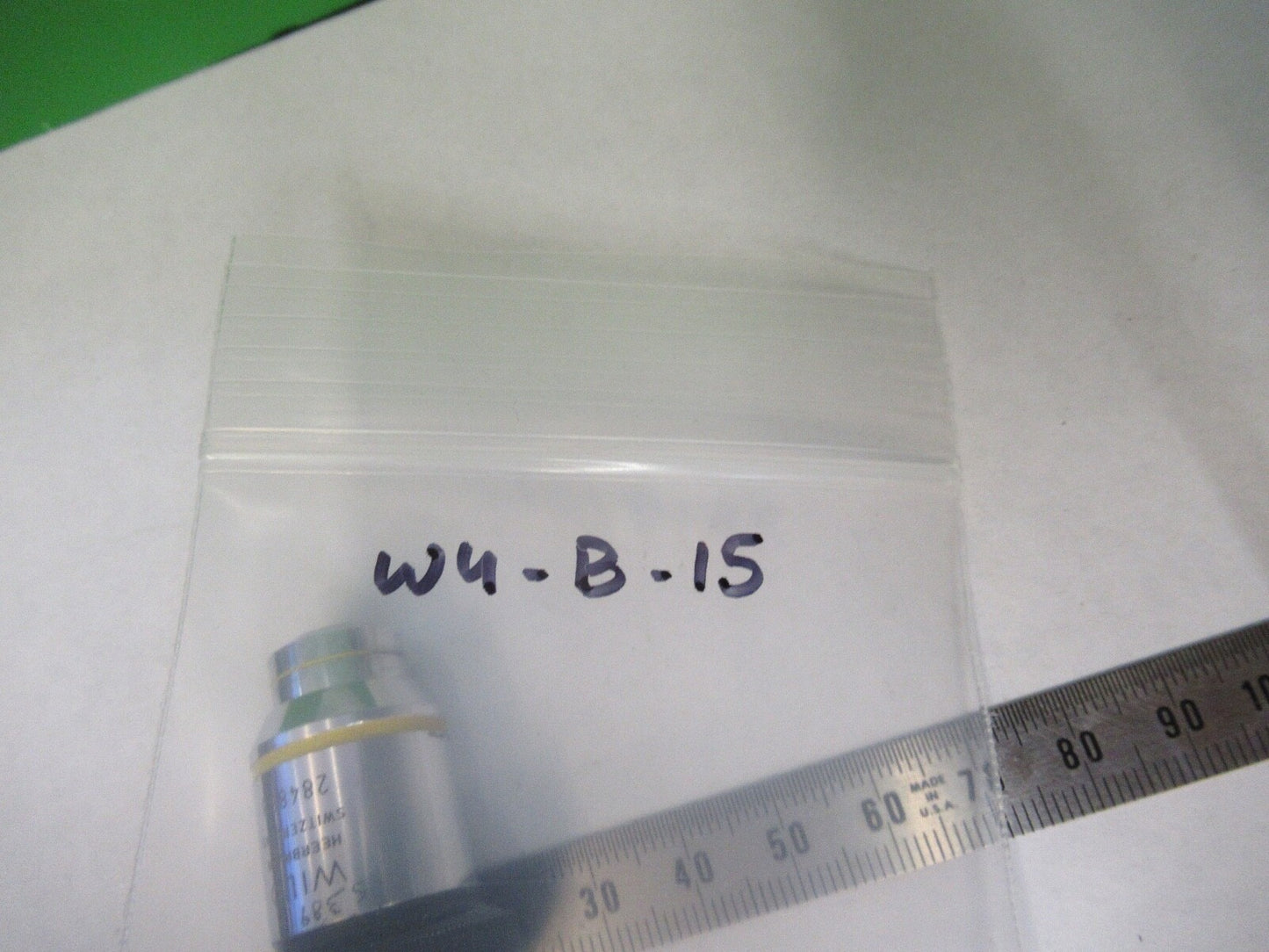 WILD HEERBRUGG SWISS FLUOTAR OBJECTIVE HI 50X MICROSCOPE PART AS PICTURE W4-B-15