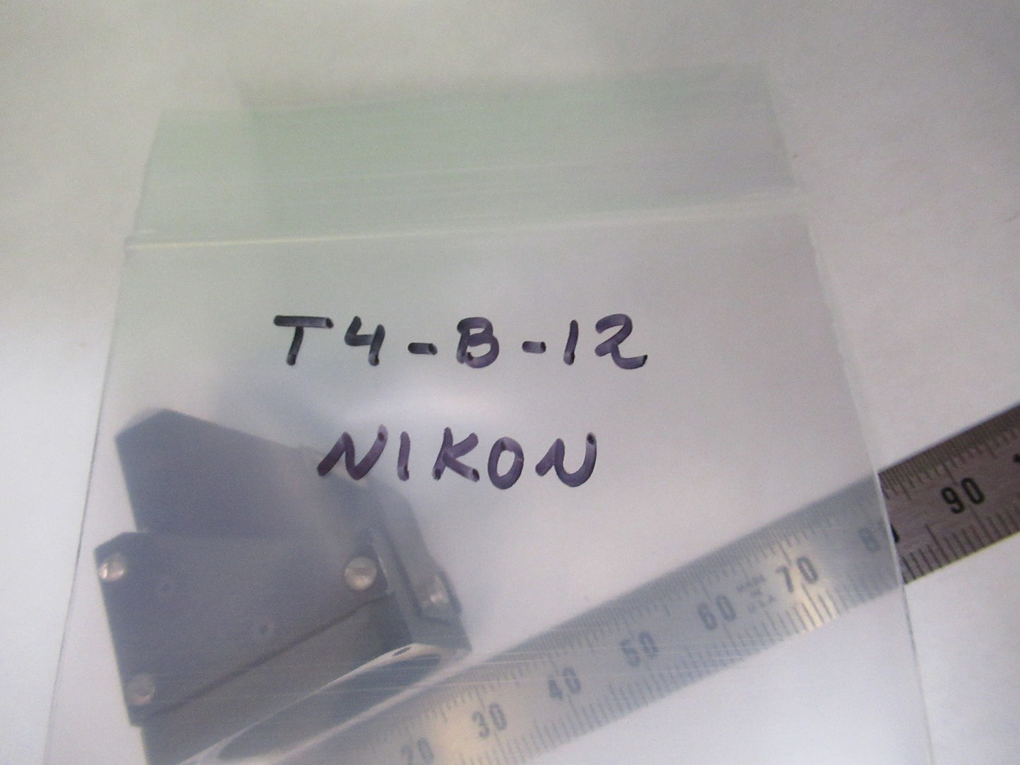 NIKON JAPAN HEAD GLASS PRISM OPTICS MICROSCOPE PART AS PICTURED T4-B-12