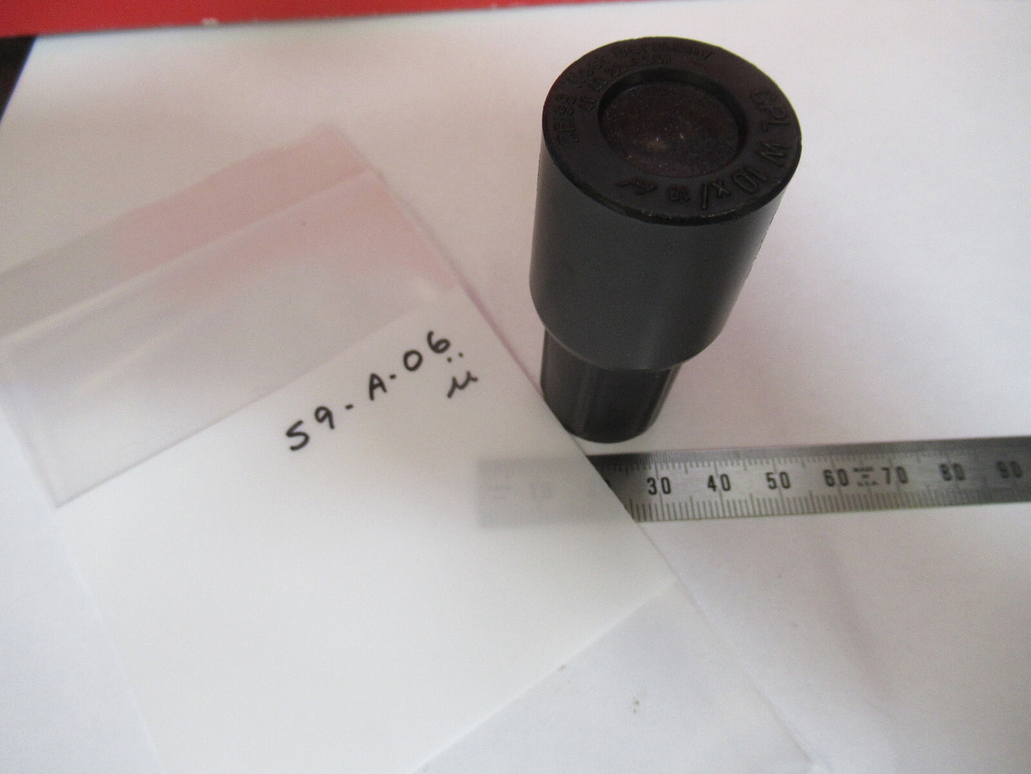 CARL ZEISS OCULAR CPL 10X OKULAROPTIK MIKROSKOPTEIL WIE ABGEBILDET &S9-A-06