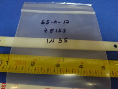 MICROSCOPE SPARE PART ZEISS GERMANY IN35 PLASTIC GEAR TRACK AS IS #65-A-17