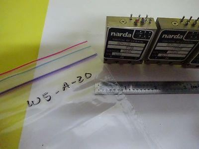 LOT NARDA COAXIAL SWITCH MODULES FREQUENCY RF MICROWAVE AS IS BIN#W5-A-20