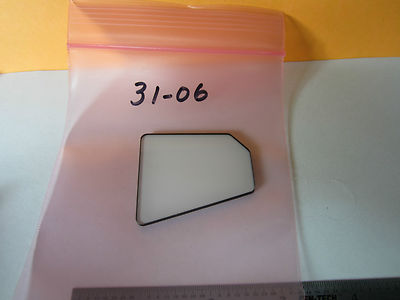 OPTISCHES ABGESCHNITTENES OPALGLAS, SUPERWEISSER DIFFUSOR, LASEROPTIK BIN#31-06