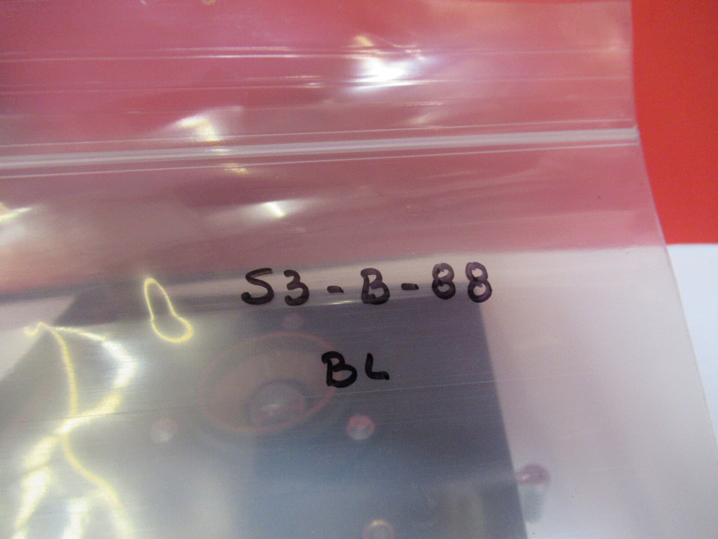 BAUSCH LOMB STAGE XY TABLE WORKS OK MICROSCOPE PART AS PICTURED S3-B-88