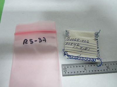 OPTICAL SPECTRA PHYSICS ?? G0068-006 LENS LASER OPTICS BIN#R5-37