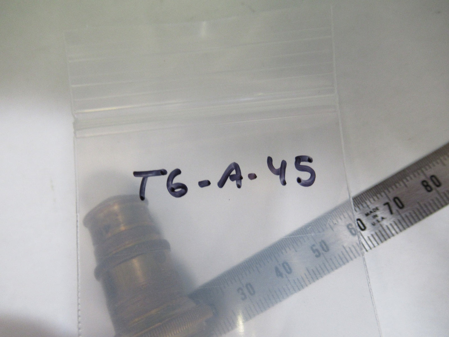 ANTIQUE BRASS SPENCER AO OBJECTIVE MICROSCOPE PART AS PICTURED T6-A-45