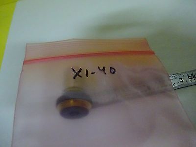 MICROSCOPE PART OBJECTIVE OLYMPUS C 20X OPTICS #X1-40