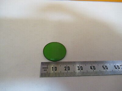 MITUTOYO GLASS GREEN FILTER OPTICS MICROSCOPE PART AS PICTURED #P6-A-08