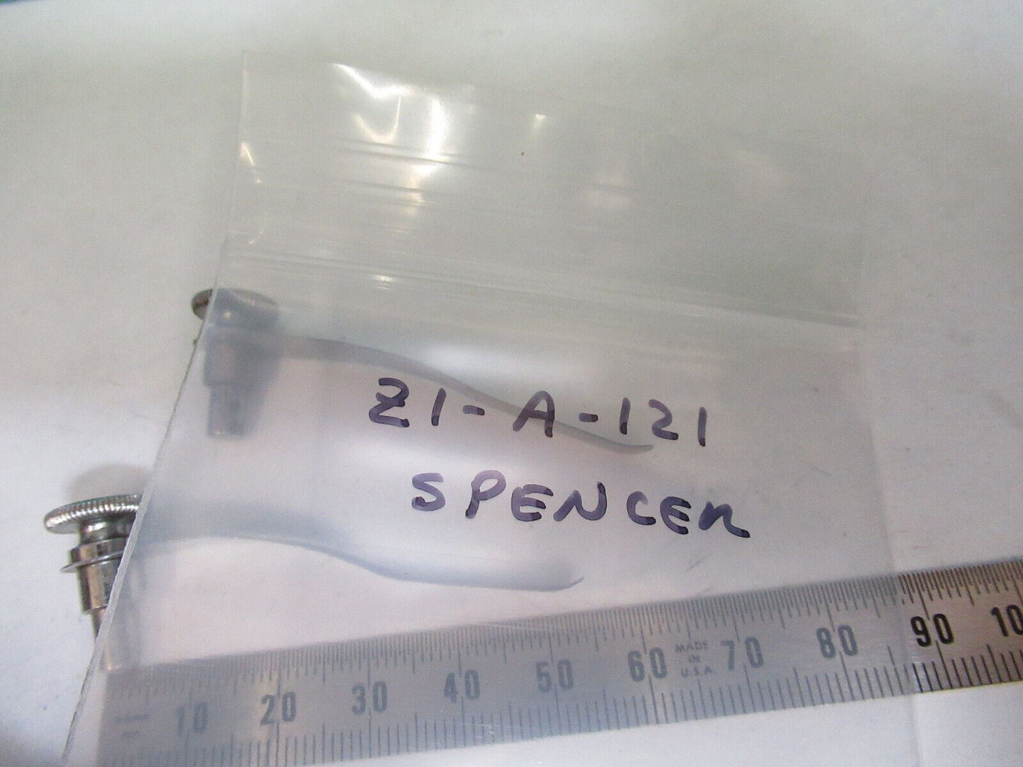 ANTIQUE SPENCER AO PAIR of CLIPS STAGE MICROSCOPE AS PICTURED &Z1-A-121