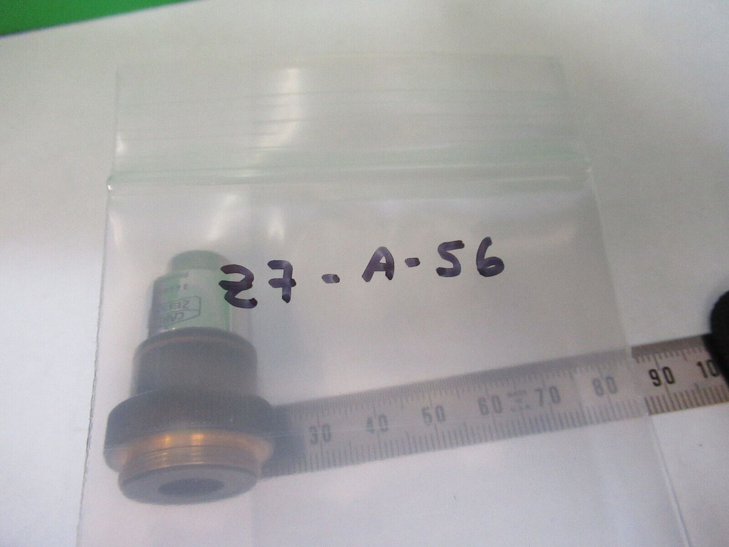 CARL ZEISS 2.5X /160 OBJECTIVE LENS OPTICS MICROSCOPE PART AS PICTURED &Z7-A-56