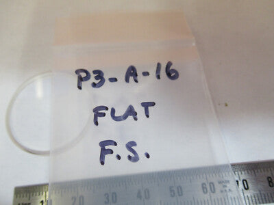 OPTICAL FLAT FUSED SILICA OPTICS AS PICTURED #P3-A-16