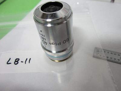MICROSCOPE PART NIKON JAPAN OBJECTIVE BD 40X PLAN OPTICS AS IS BIN#L8-11