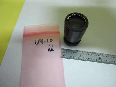 MICROSCOPE PART OBJECTIVE OLYMPUS JAPAN LENS 67.43 mm OPTICS AS IS BIN#U4-10