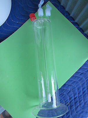 LAB GLASSWARE HUGE SIZE GAS WASHER FLASK WITH FRIT FILTER AS IS BIN#MARSH ii